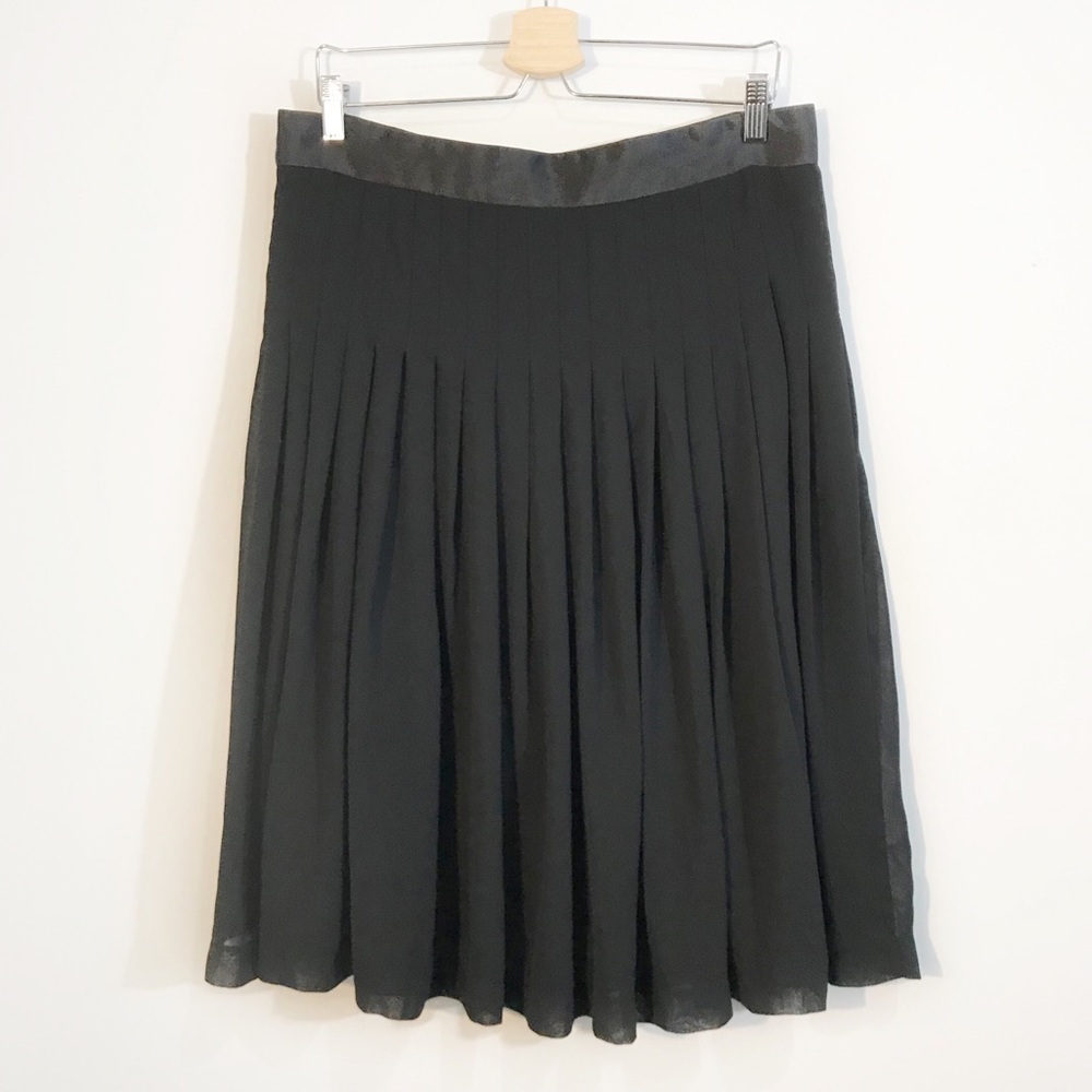 SANDRO Pleated Skater Skirt